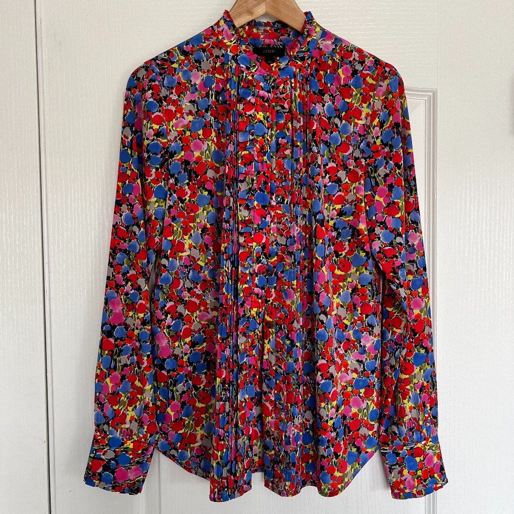 J.Crew 100% Silk Button-down Blouse